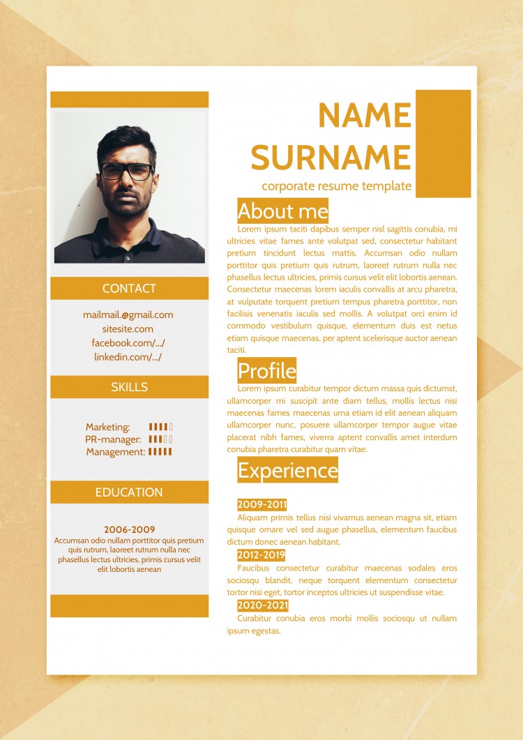 Detail Cv Template Free Google Docs Nomer 37