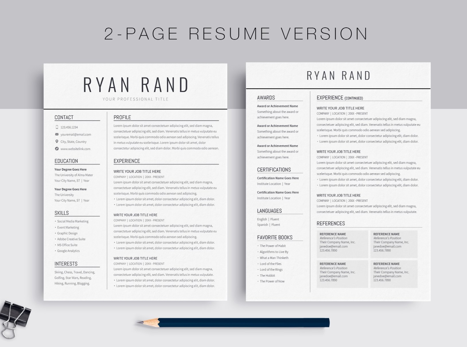 Detail Cv Template Free Google Docs Nomer 50