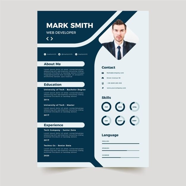 Detail Cv Template Free Online Nomer 31