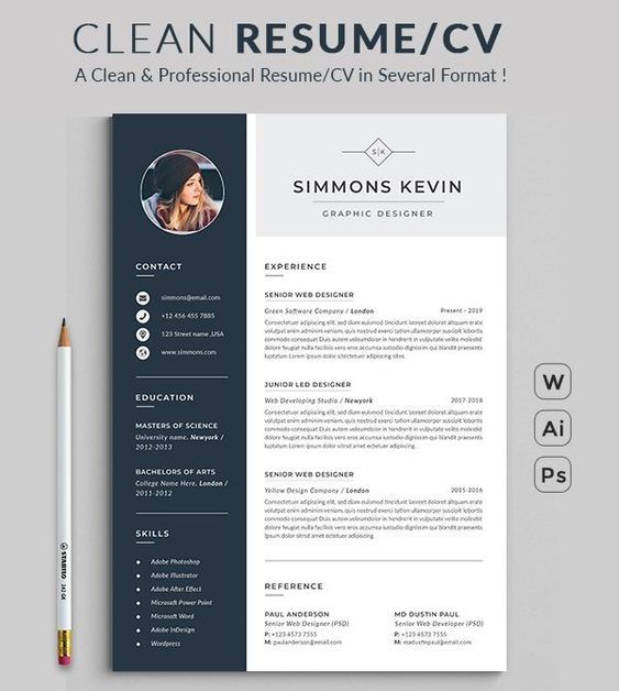 Detail Cv Template Gratis Word Nomer 3