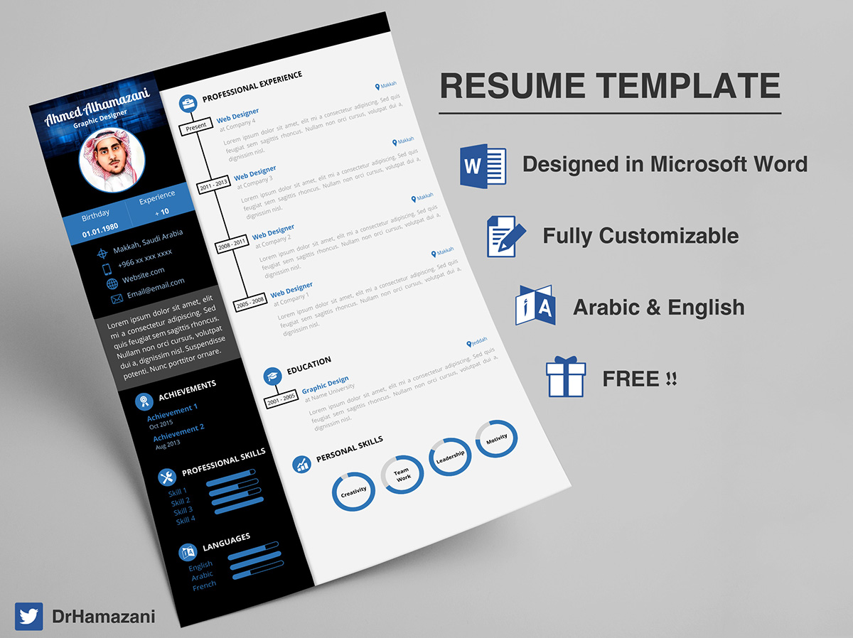 Download Cv Template Gratis Word Nomer 31