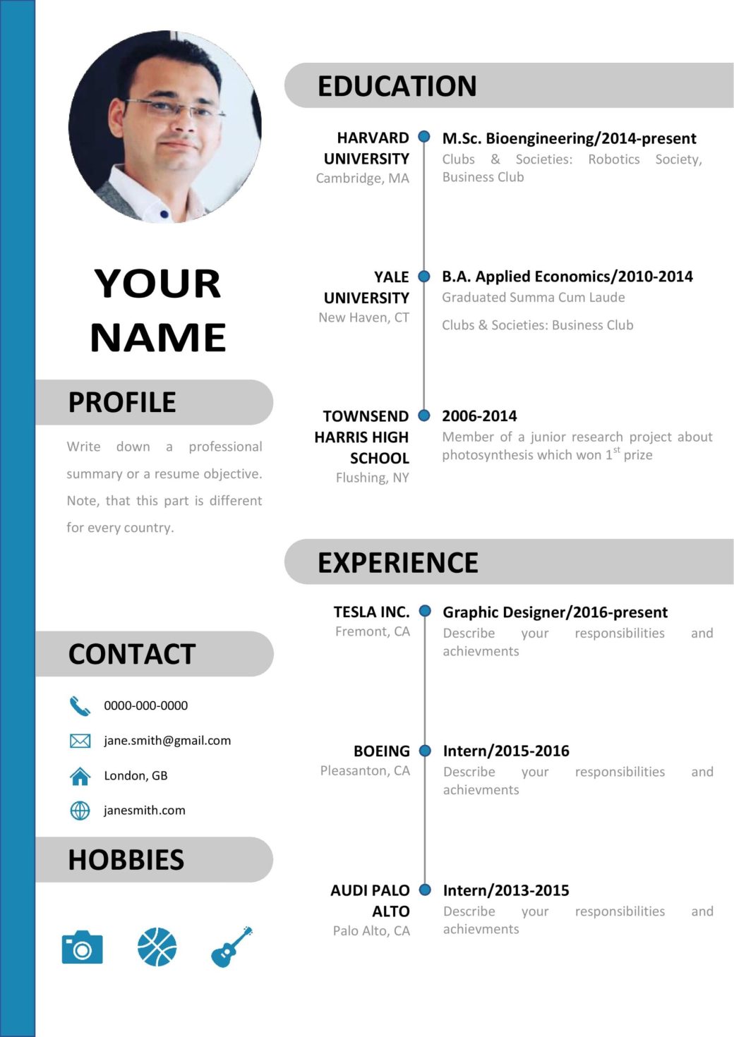 Detail Cv Template Gratis Word Nomer 37