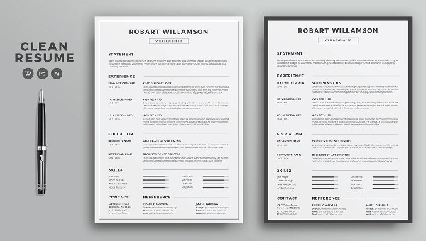 Detail Cv Template Gratis Word Nomer 43