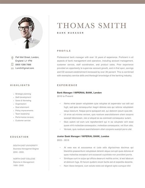 Detail Cv Template Imperial College Nomer 19