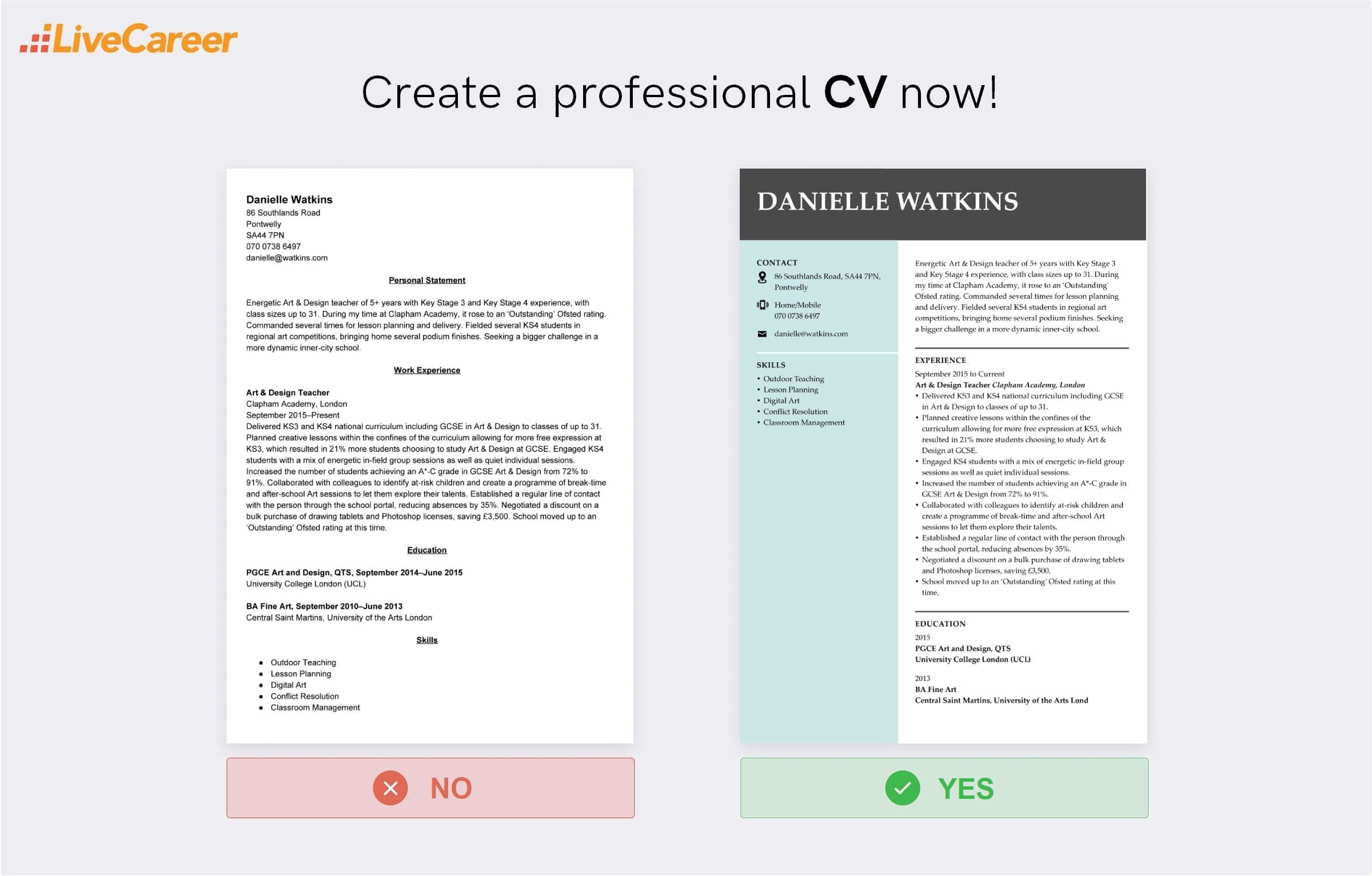 Detail Cv Template In English Doc Nomer 46