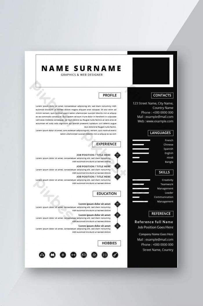 Download Cv Template In English Doc Nomer 47