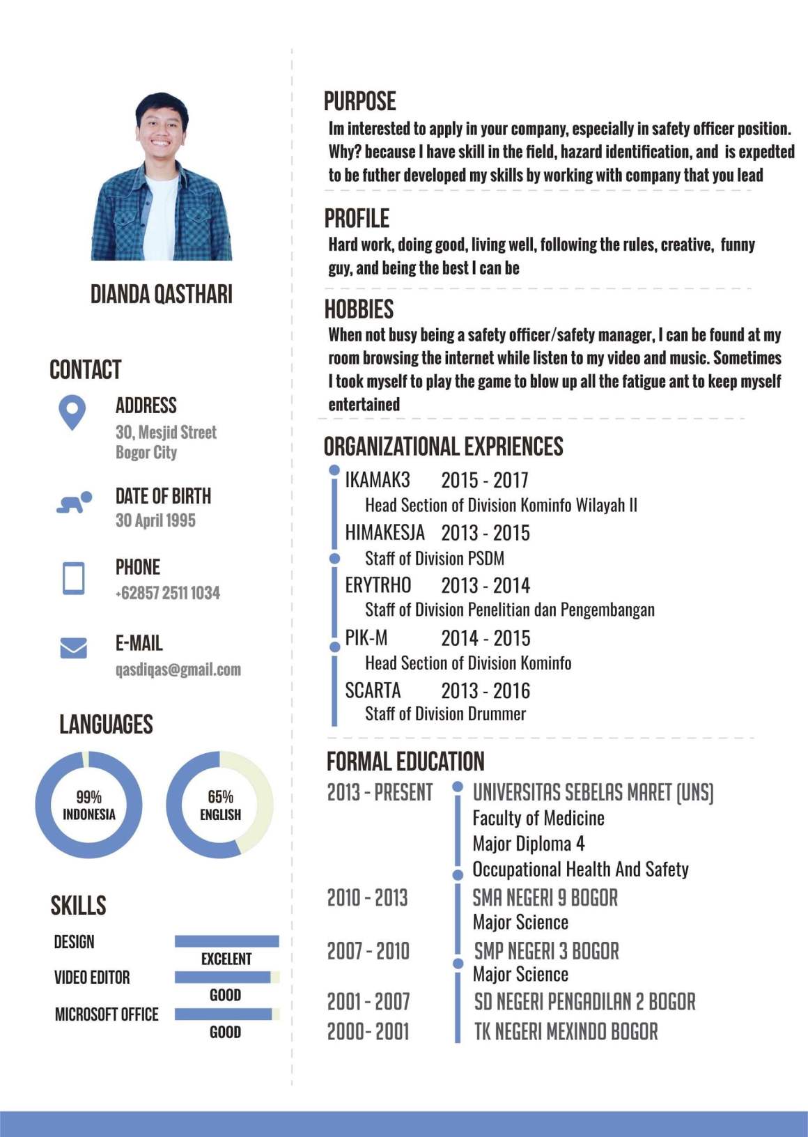 Detail Cv Template Indonesia Nomer 26