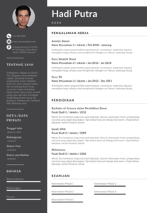 Detail Cv Template Indonesia Nomer 46