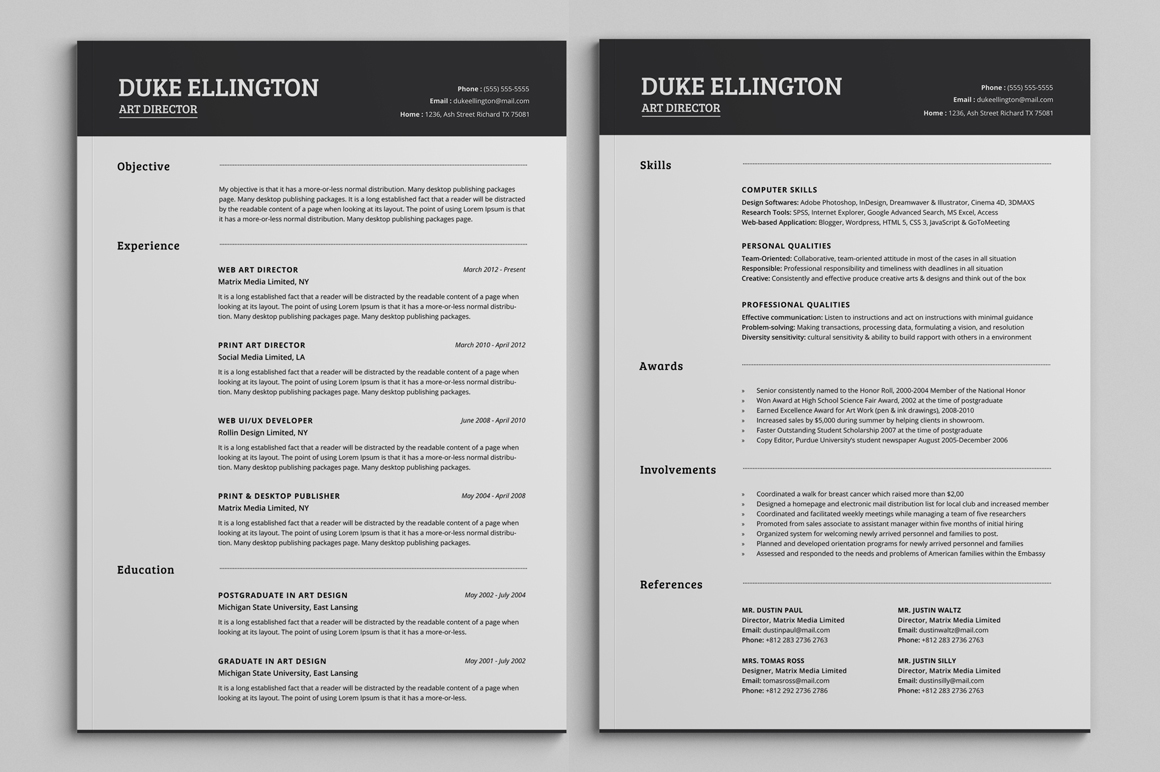 Detail Cv Template Microsoft Publisher Nomer 35