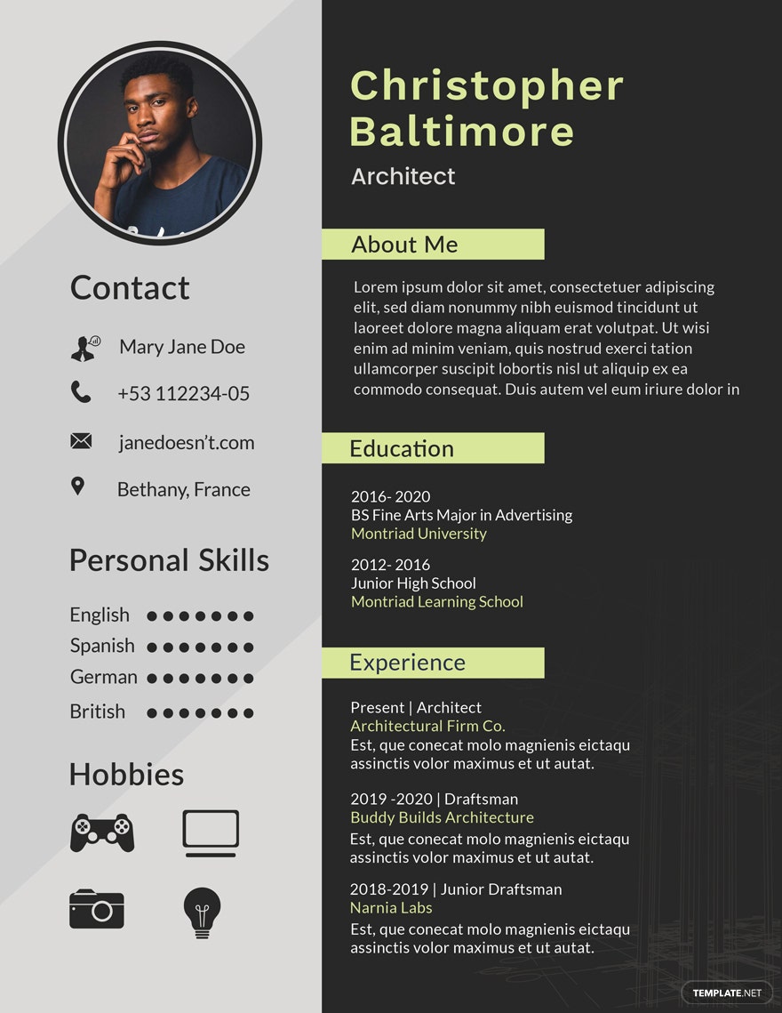 Detail Cv Template Microsoft Publisher Nomer 45