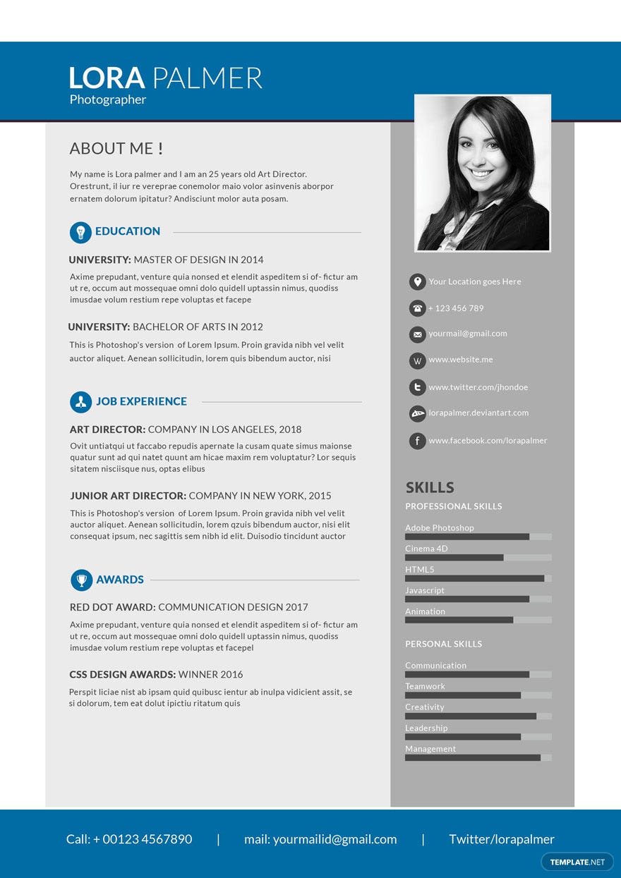 Detail Cv Template Microsoft Publisher Nomer 6