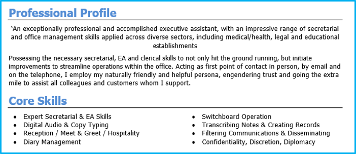 Detail Cv Template Personal Profile Nomer 35