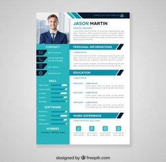 Detail Cv Template Photoshop Nomer 50