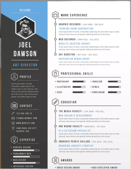 Detail Cv Template Pptx Nomer 42