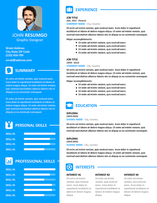 Detail Cv Template Pptx Nomer 43