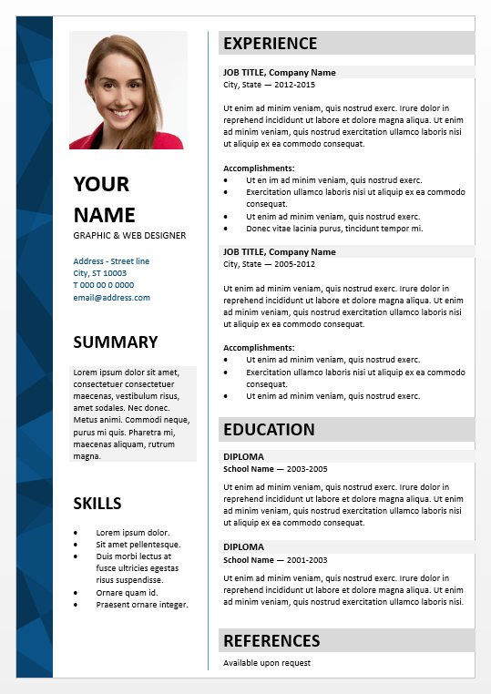 Detail Cv Template Pptx Nomer 8