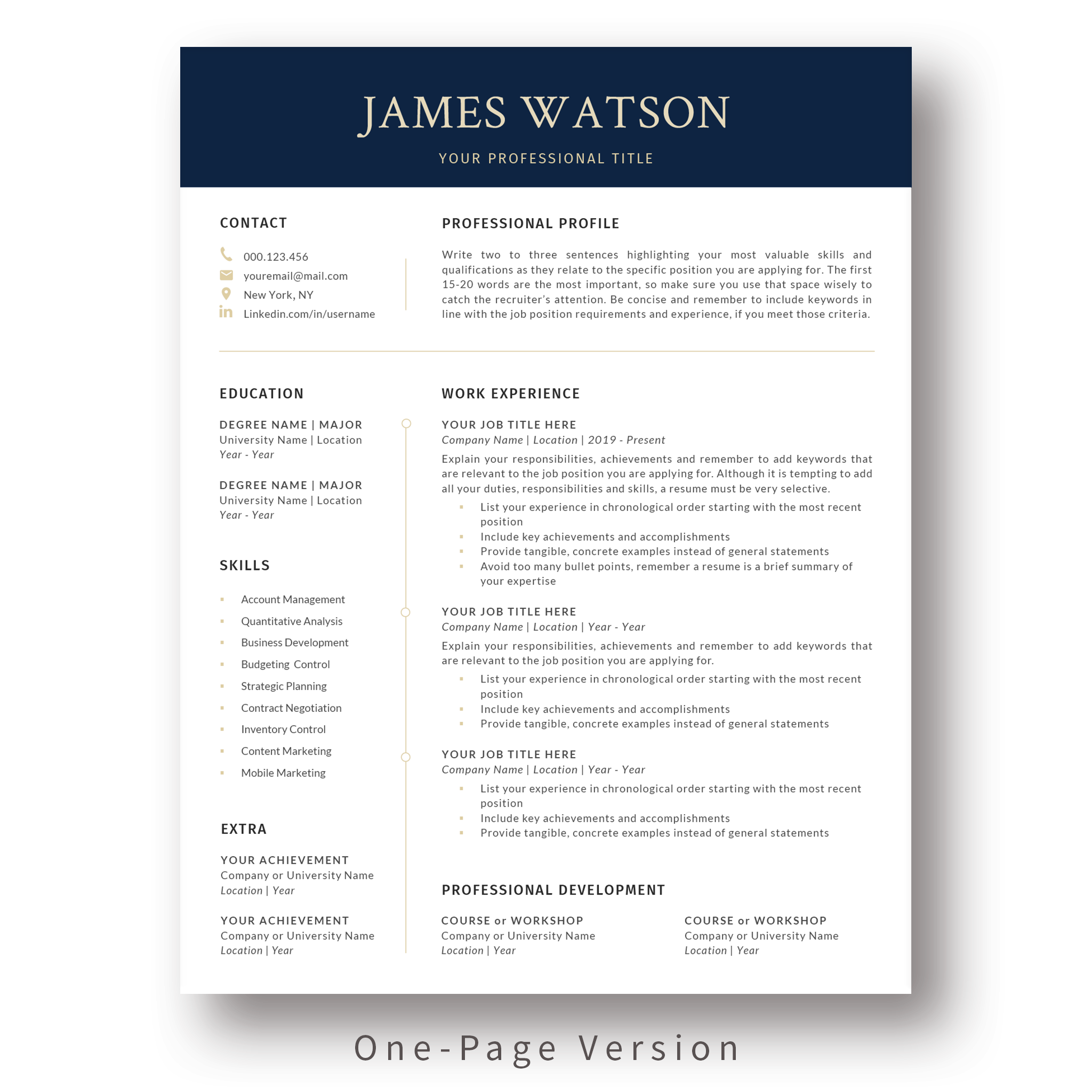 Detail Cv Template Word Nomer 9