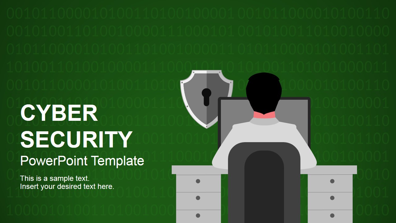 Detail Cyber Security Ppt Template Free Download Nomer 9