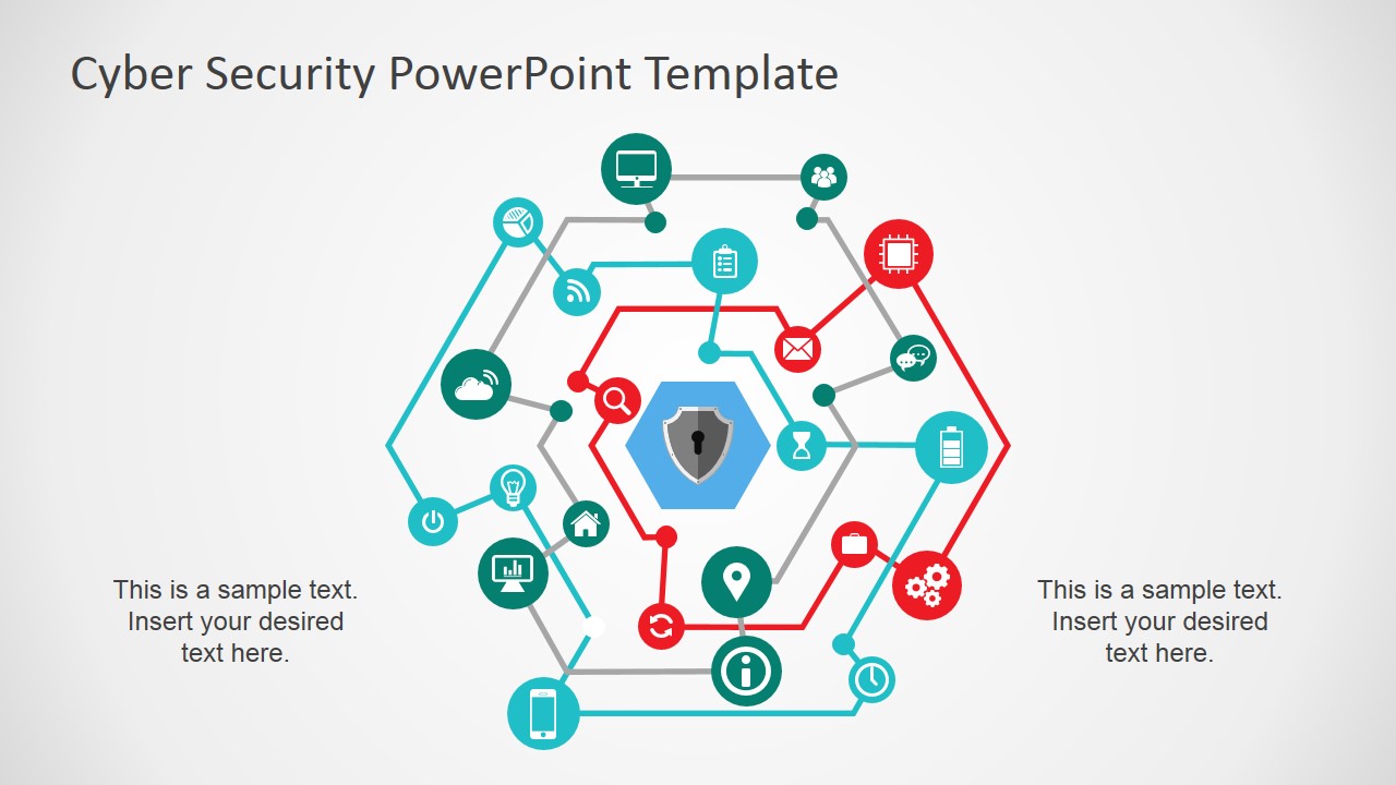 Detail Cyber Security Ppt Template Free Download Nomer 15