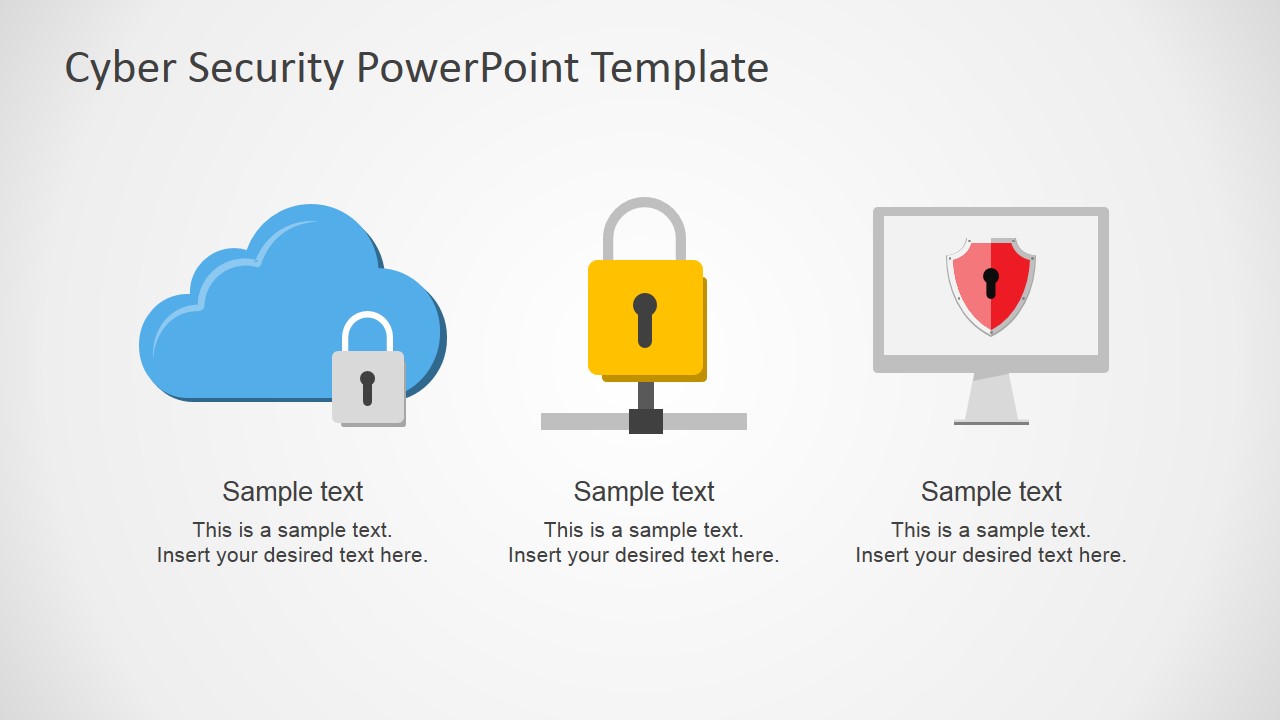 Detail Cyber Security Ppt Template Free Download Nomer 22