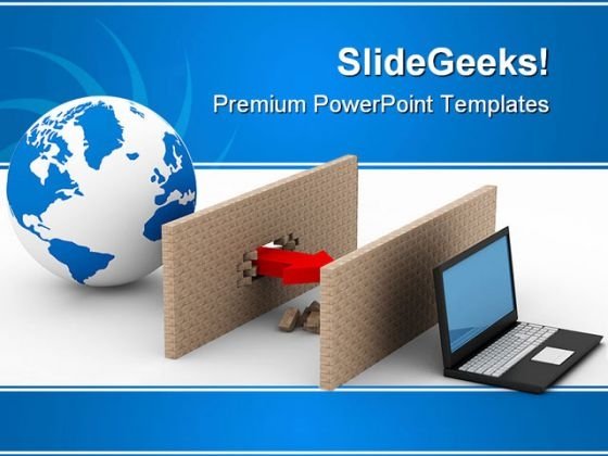 Detail Cyber Security Ppt Template Free Download Nomer 23