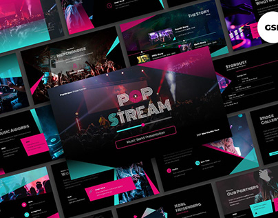 Detail Cyberpunk Powerpoint Template Nomer 51