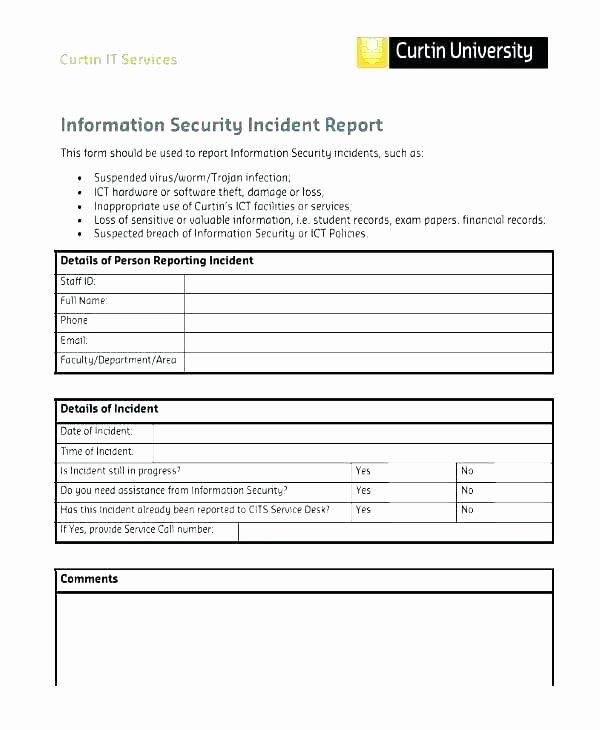 Detail Cybersecurity Incident Response Report Template Nomer 2
