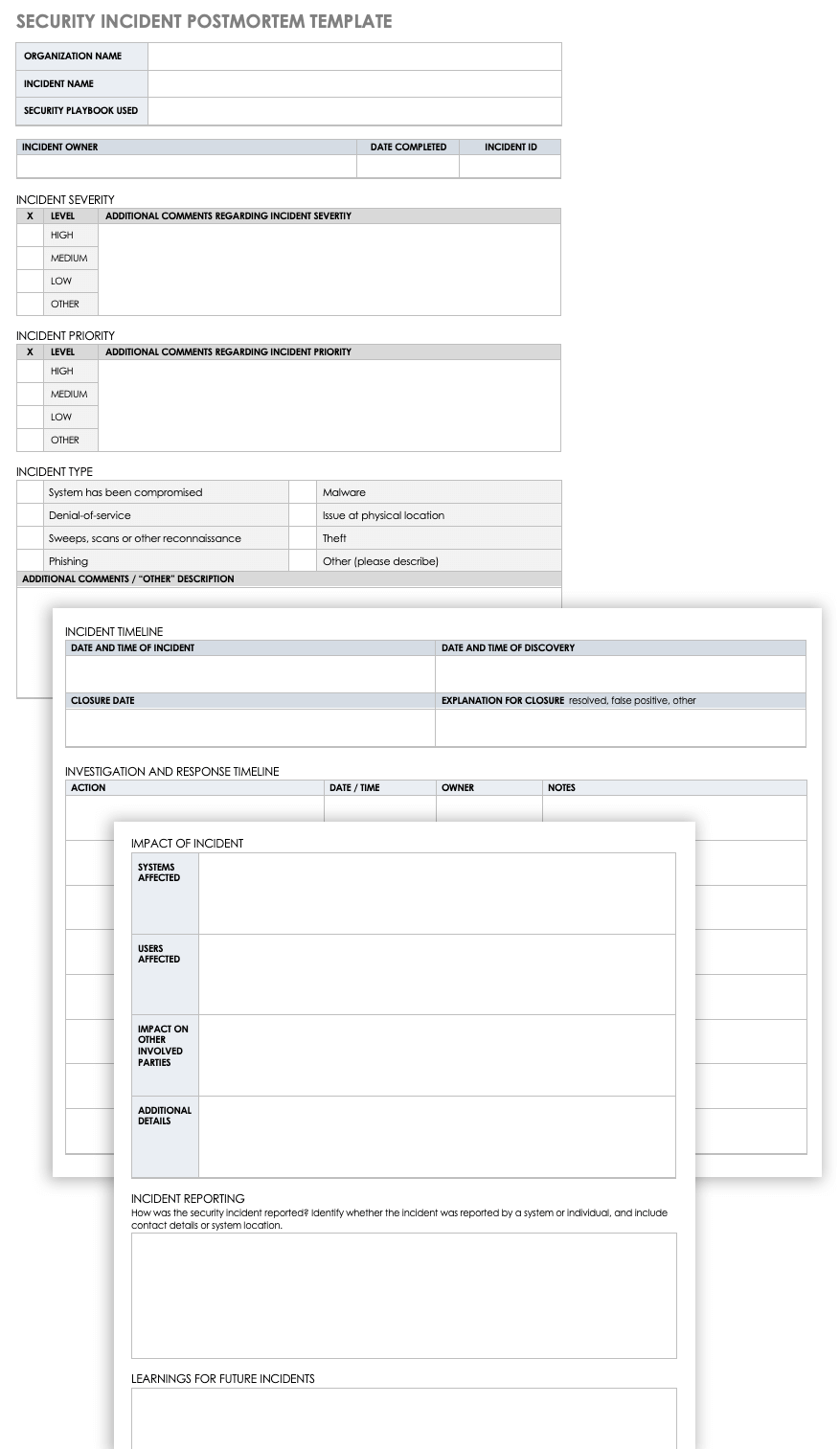 Detail Cybersecurity Incident Response Report Template Nomer 24