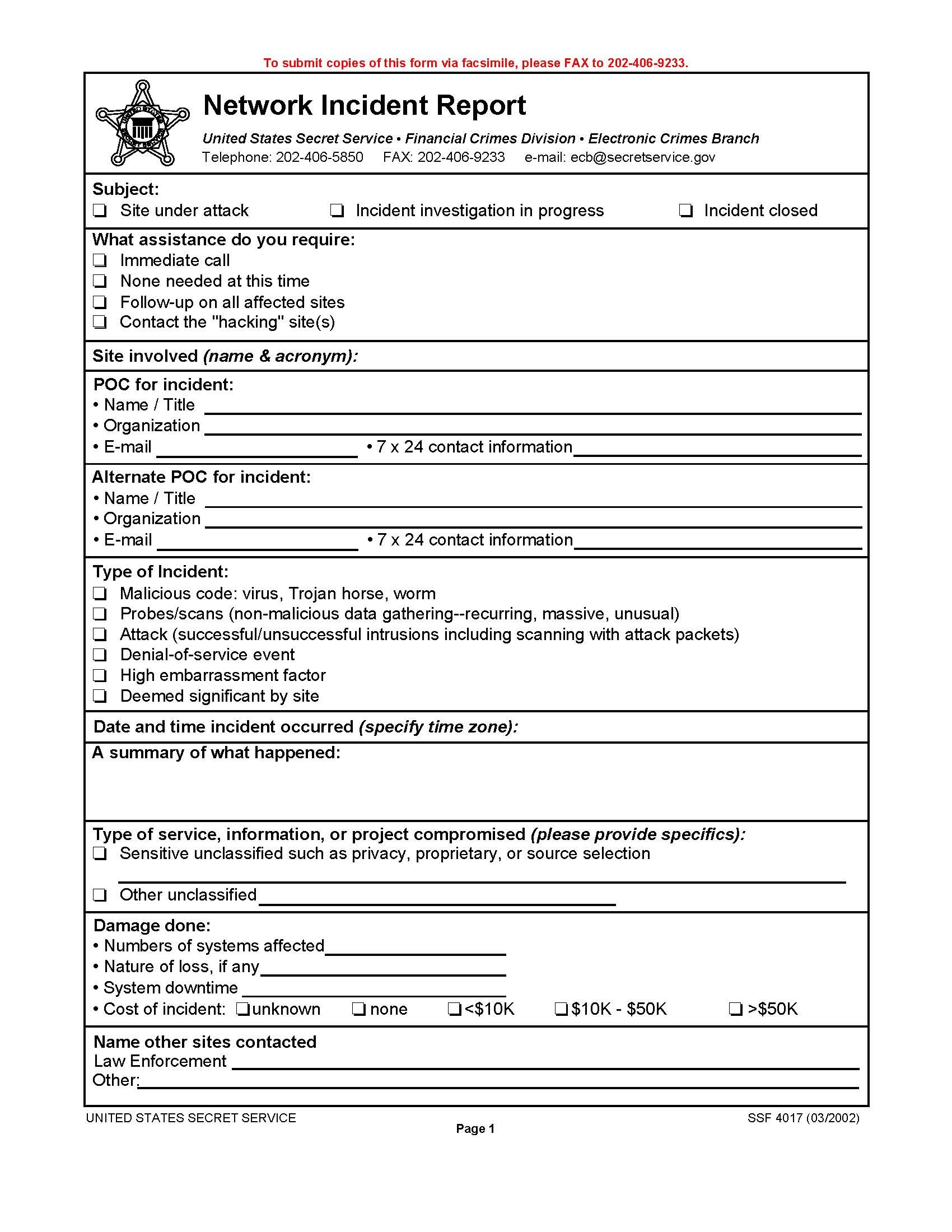 Detail Cybersecurity Incident Response Report Template Nomer 53