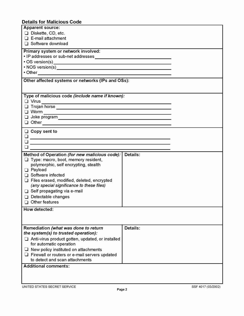 Detail Cybersecurity Incident Response Report Template Nomer 9