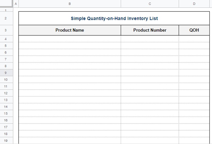 Detail Cycle Count Sheet Template Nomer 17