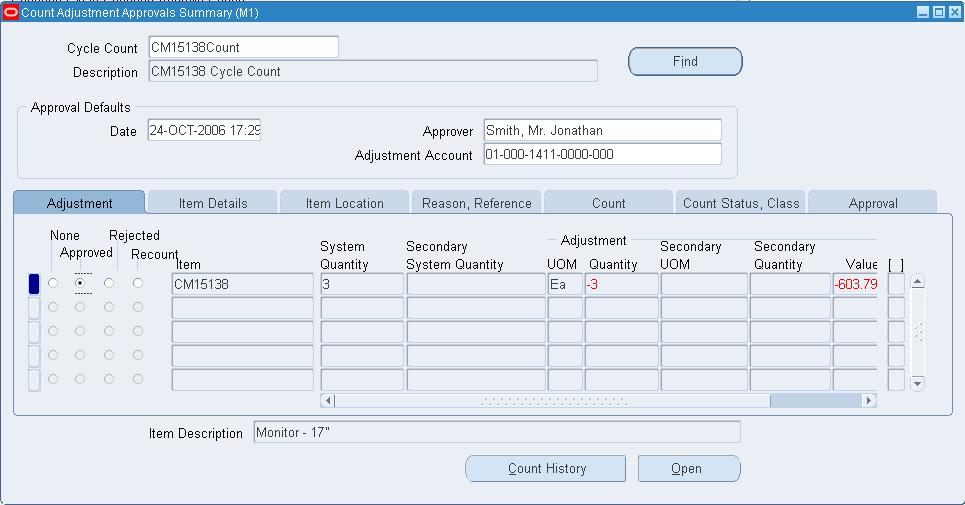 Detail Cycle Count Sheet Template Nomer 20