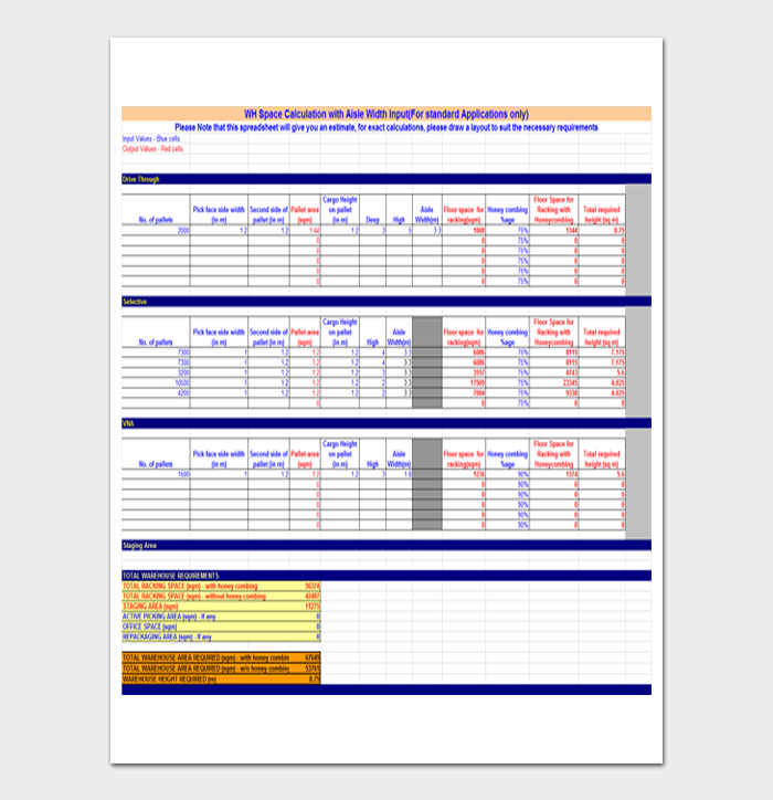 Detail Cycle Count Sheet Template Nomer 38