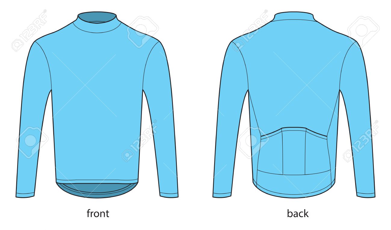 Detail Cycling Jersey Template Nomer 27