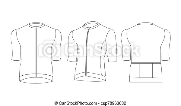 Detail Cycling Jersey Template Nomer 5