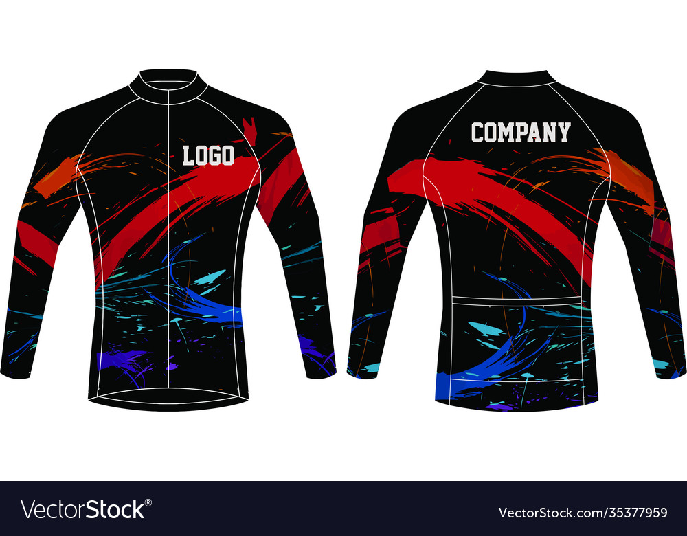 Detail Cycling Jersey Template Nomer 6