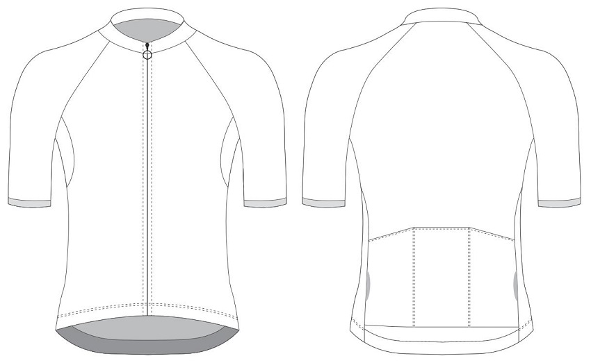 Detail Cycling Shirt Design Template Nomer 3