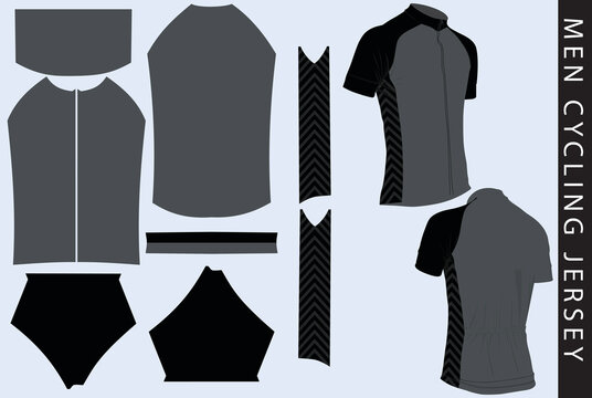 Detail Cycling Shirt Design Template Nomer 18