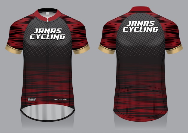 Detail Cycling Shirt Design Template Nomer 24