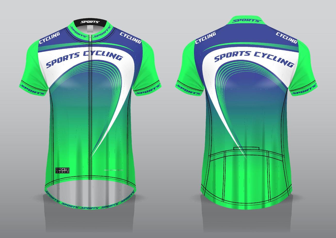Detail Cycling Shirt Design Template Nomer 46