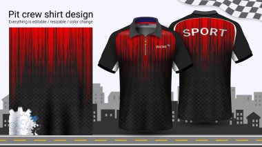 Detail Cycling Shirt Design Template Nomer 50