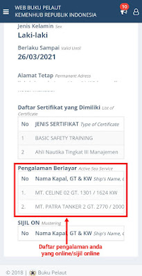 Detail Daftar Buku Pelaut Nomer 25