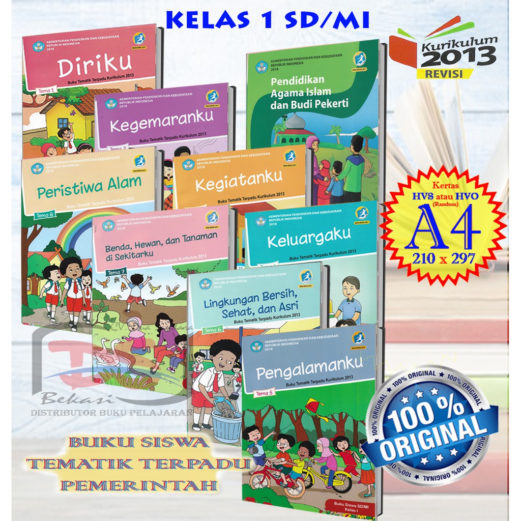 Detail Daftar Harga Buku Kurikulum 2013 Sd Revisi 2017 Semester 2 Nomer 12