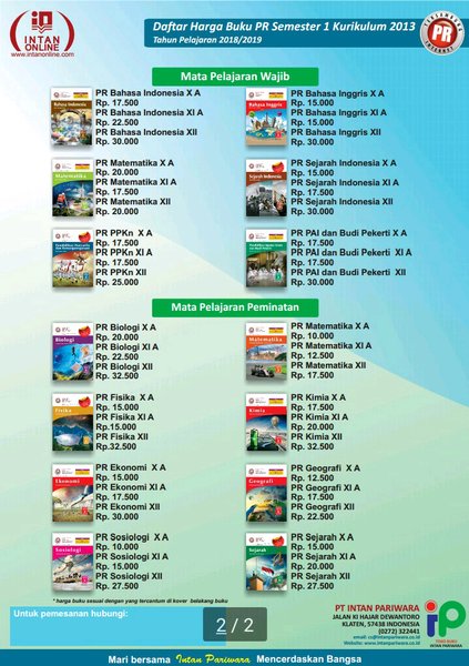 Detail Daftar Harga Buku Pelajaran Nomer 34