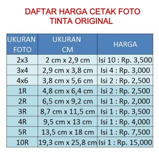 Detail Daftar Harga Cetak Foto Berbagai Ukuran Nomer 13