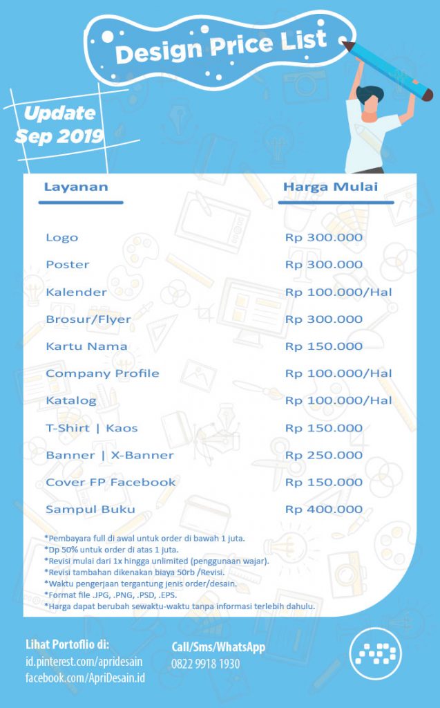 Detail Daftar Harga Desain Logo Nomer 3