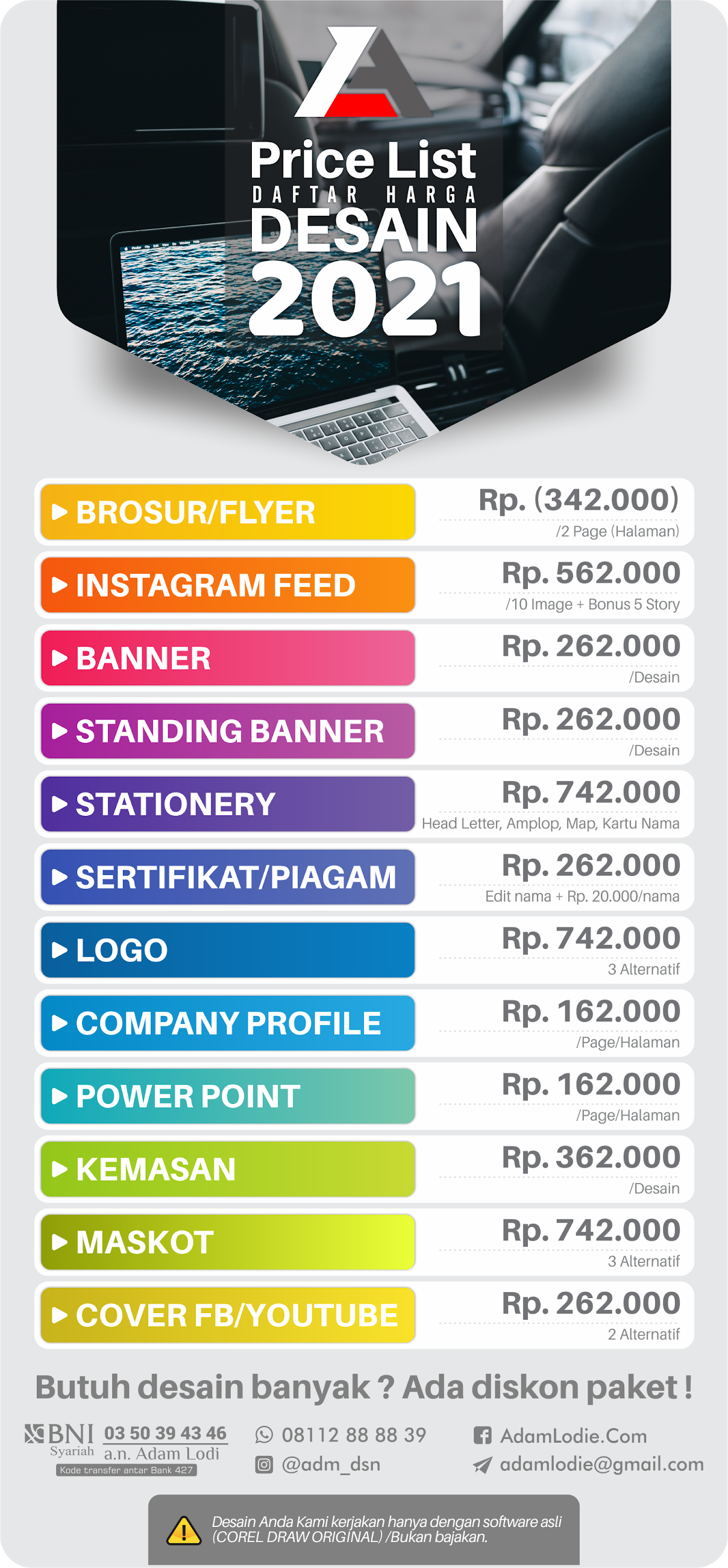 Detail Daftar Harga Desain Logo Nomer 45