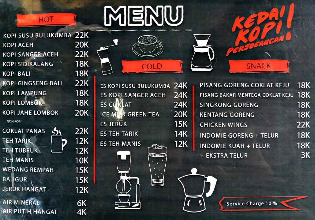 Detail Daftar Harga Kopi Di Cafe Nomer 2