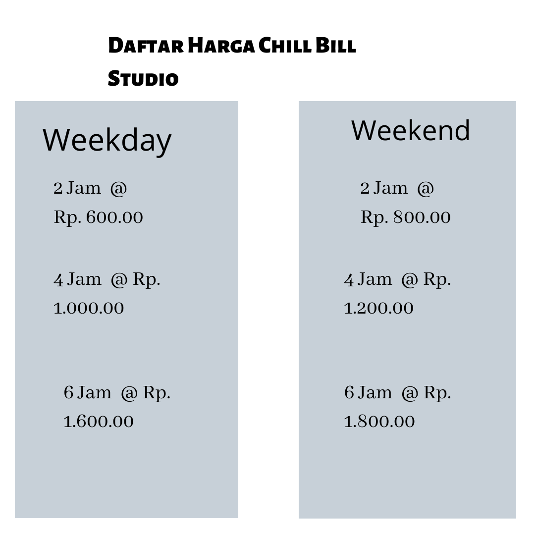 Detail Daftar Harga Studio Foto Nomer 13