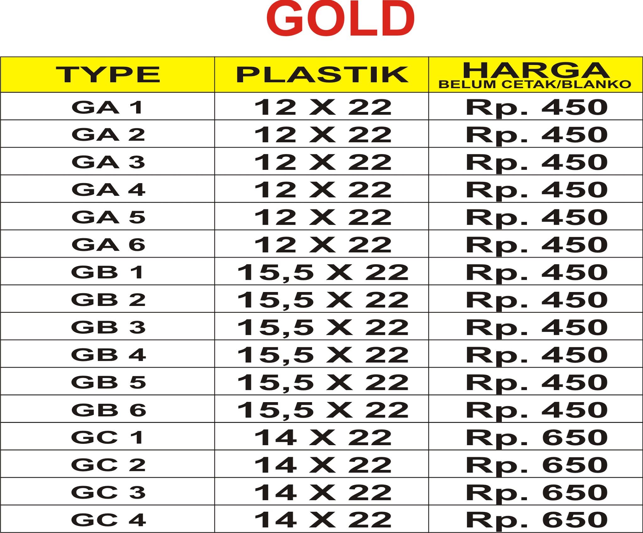 Detail Daftar Harga Undangan Erba 2020 Nomer 19